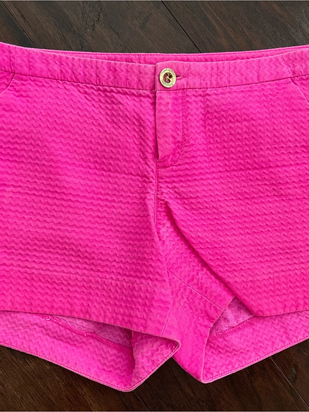 Lilly Pulitzer Hot Pink Textured Shorts